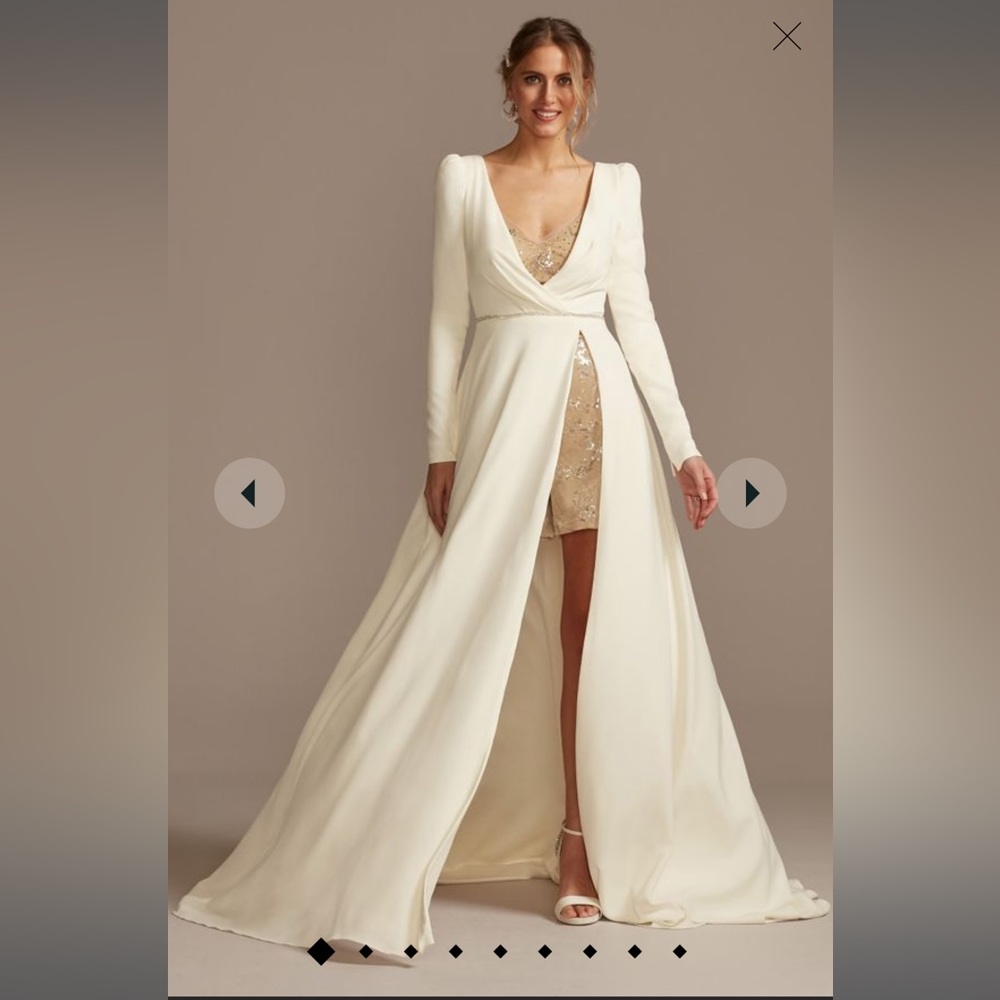GALINA SIGNATURE David’s Bridal 
Two Piece Romper & OverDress Set
STYLE #SWG869